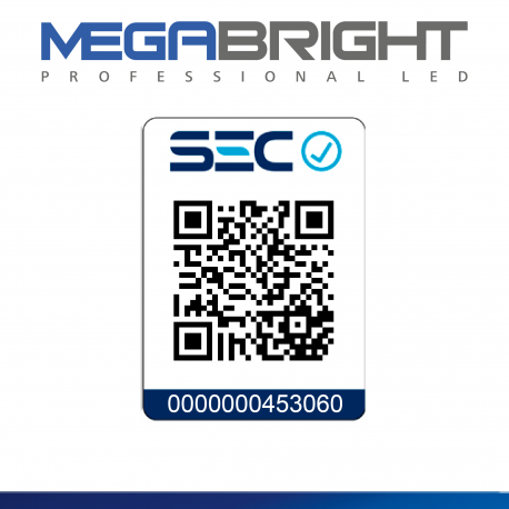 Ampolleta LED A60 Clásica 9,5W/6400K E-27 Megabright