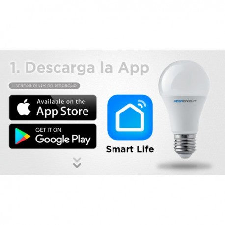 Amp. LED Smart Bright A60 10w E-27WIFI. Megabright