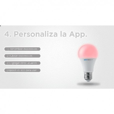 Imagen de Amp. LED Smart Bright A60 10w E-27WIFI. Megabright