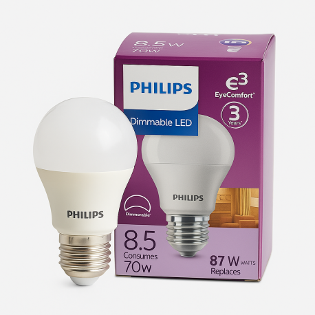 Imagen de Ampolleta LED Philips E27 8.5W Dimeable