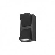Apliqué led doble exterior ip54 2x3w 3000k negro modelo kapelle und para iluminación disponible online en El Container