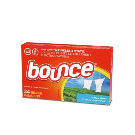 Imagen de BOUNCE TOALLA ANTIESTATICA Y SUAVIZANTE 34HJS disponible para compra online