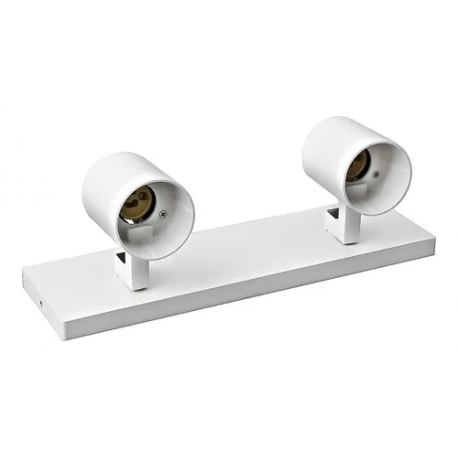Barra Sobrepuesta Doble Gu-10 Blanco Mate P2 Megabright para iluminación disponible online en El Container