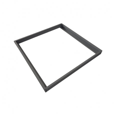 Base sobreponer color negro panel 603x603 Konnergie para iluminación disponible online en El Container