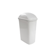 Basurero rectangular vaiven 12 litros N18 Reyplast Blanco Neon para hogar disponible online en El Container