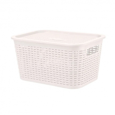 Imagen de Canastilla Organizadora Tavarua 6.5L Beige Reyplast disponible para compra online