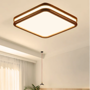 Imagen de Lámpara Cuadrada 36w 300mm Modelo Saiph Caoba 3000-4000-6000k C/Control Konnergie disponible para compra online en Chile