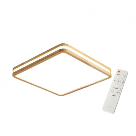 Lámpara Cuadrada 36w 300mm Modelo Saiph Abedul 3000-4000-6000k C/Control Konnergie