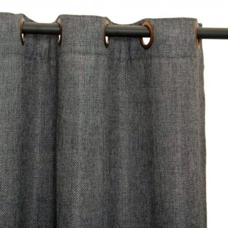 Cortina Argollas KIKAR 1.40 X 2.25 Gris Oscuro