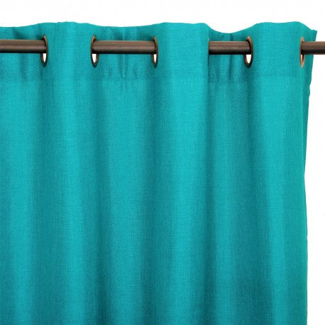 Cortina Argollas MATI 140X225 TURQUESA