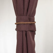 Cortina set Yasmin 8 pzas. 1.40 x 2.25 Chocolate