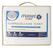 Cubre Colchon repelente al agua Terry Queen 2.0 plazas Blanco. Masel