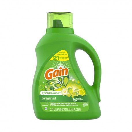 Detergente Liquido Gain Original 2,72 Litros El Container