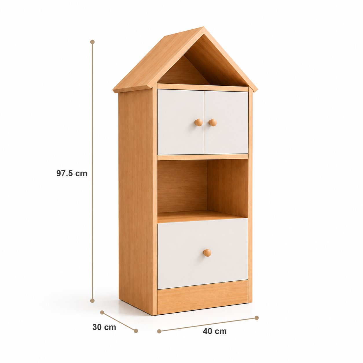 Estantería Madera Organizadora Para Niños