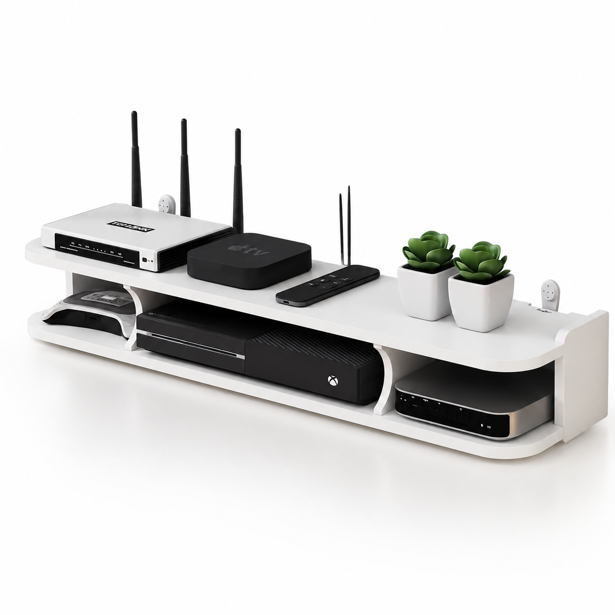 Estanteria flotante 80cm Blanca