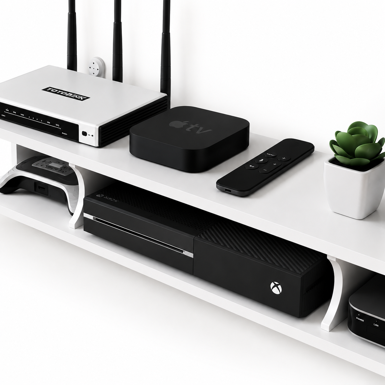 Estanteria flotante 80cm Blanca