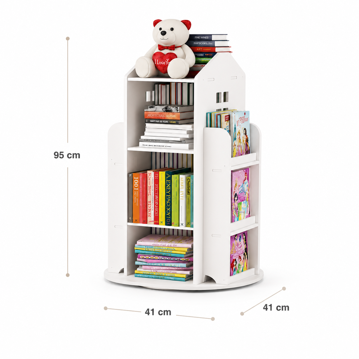 Estanteria para niños giratoria 360°
