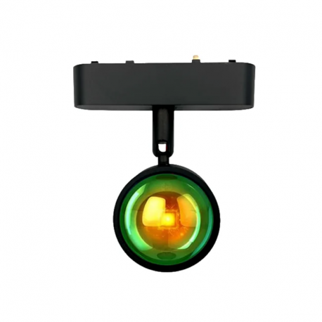 FOCO RIEL MAGNETICO LUPA 10W 48V ROSA AMARILLO CYGNUS KONNERGIE