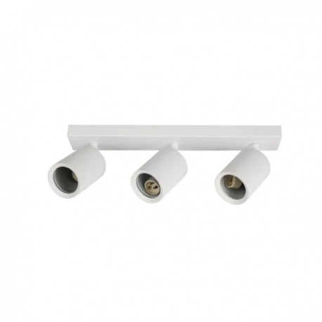 Foco porta gu10 triple blanco sobrepuesto led modelo altair III