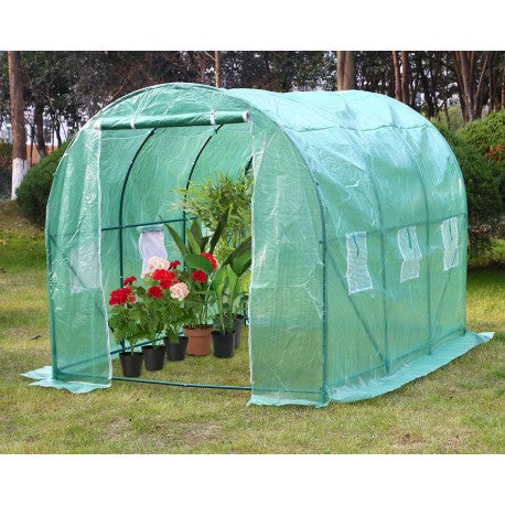 Invernadero de 6m2 con ventanas