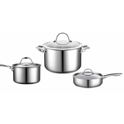 Juego de Casserola + Olla + Sarten + Accesorios Mullerberg