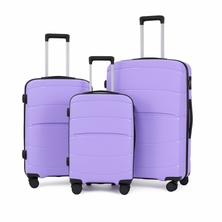 Juego de Maletas Rigidas Duraline Morado