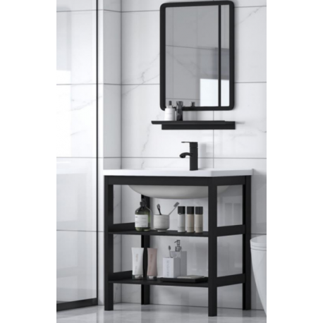 Kit mueble vanitorio mas espejo de baño