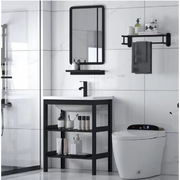 Kit mueble vanitorio mas espejo de baño