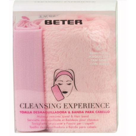 Imagen de Kit toalla desmaquilladora y banda para el cabello Beter disponible para compra online