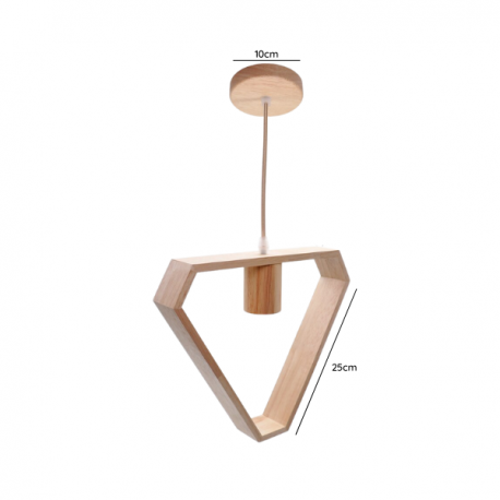 Lámpara de techo porta ampolleta e27 modelo rigel