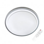 Lámpara led sobrepuesta con control 48+48w gris taurus iii 3000k-4000k-6000k para iluminación disponible online en El Container
