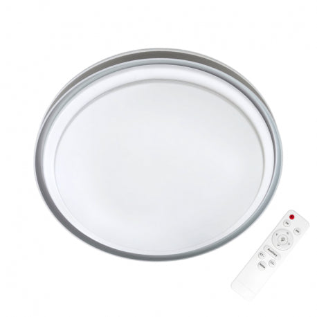 Lámpara led sobrepuesta con control 48+48w gris taurus iii 3000k-4000k-6000k para iluminación disponible online en El Container