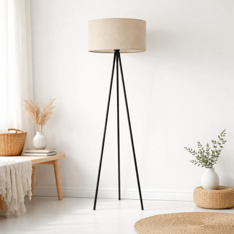 Lampara Tripode Beige 101