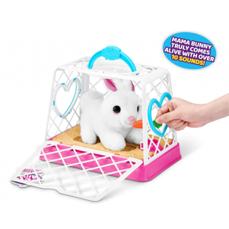Imagen de Mama y Bebé Conejo Sorpresa Pets Alive de Zuru para hogar u oficina disponible online