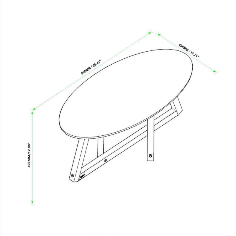 Mesa de Centro Classic Blanca / Madera