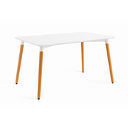 Mesa Eames rectangular color blanco