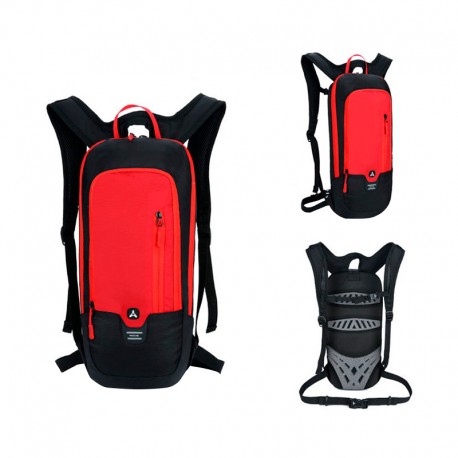 Mochila Hidratación Ciclista Roja