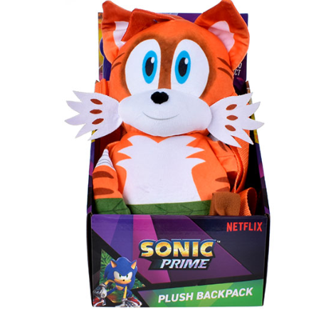 Mochila Peluche Sonic 30cm