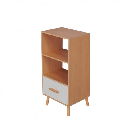 Mueble lateral blanco caramelo Iowa