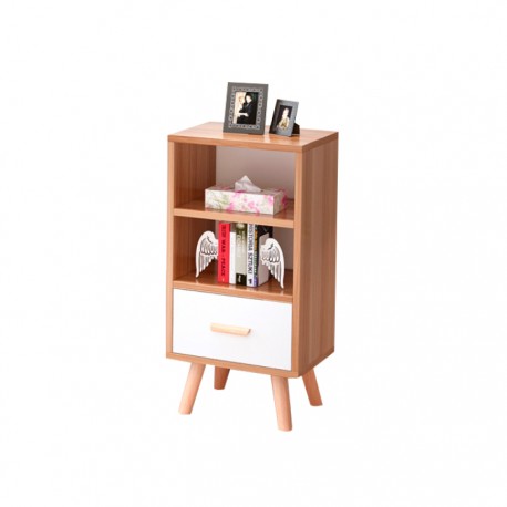 Mueble lateral blanco caramelo Iowa