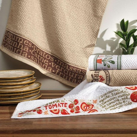 Paño de Cocina Karsten Bistro 46x65 Beige El Container