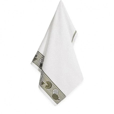 Paño de Cocina Karsten Kiwi Blanco 46x65 cm Algodón Absorbente Uso Diario El Container