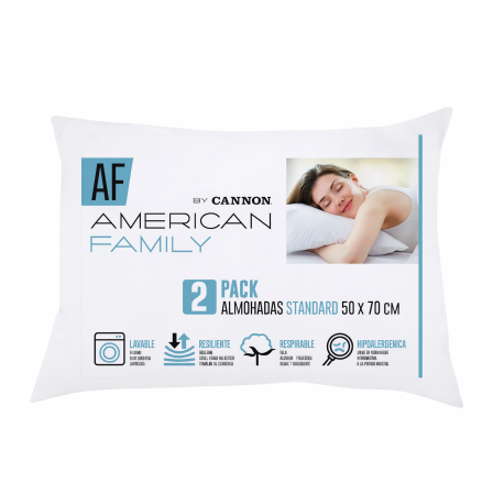 Pack 2 almohadas Cannon