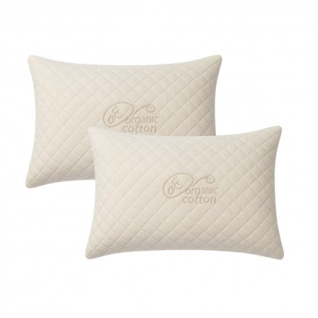Imagen de Pack 2 Fundas de Almohada Biancobelo Algodón Orgánico para hogar u oficina disponible online