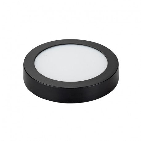 Panel sobrepuesto pro negro redondo 24w neutro 4000k para iluminación disponible online en El Container