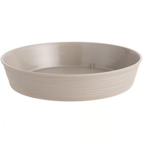 Plato maceta redonda estilo piedra Ø18 x 16 cm taupe Reyplast para hogar disponible online en El Container