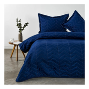 Quilt Bicolor Azul Celeste AF, Cannon - King El Container