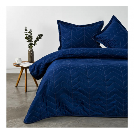 Quilt Bicolor Azul Celeste AF, Cannon - King El Container