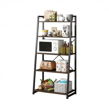 Rack Multiuso 5 Niveles Metal Frame Wood