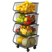 Rack organizador de cocina 4 niveles